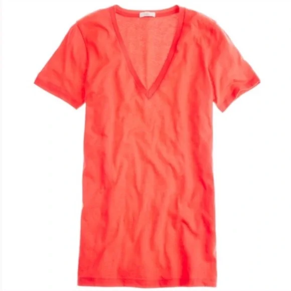 J. Crew Soft V-Neck Tee, size Medium - Picture 1 of 6